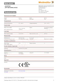 8857030000 Datasheet Page 2