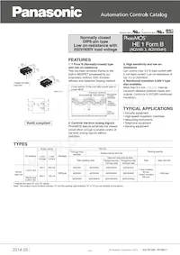 AQV454 Datasheet Copertura