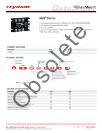 D53DP50D-10 Datenblatt Cover