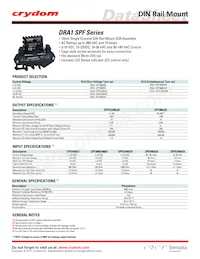 DRA1-SPF380D25R數據表 封面