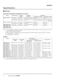 G3NA-425B-UTU-2 AC100-240 Datasheet Pagina 4