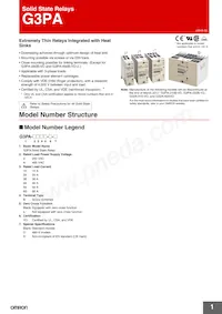 G3PA-220B-VD-2S Datasheet Copertura