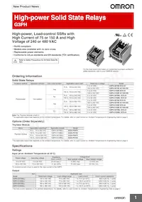 G3PH-5150B AC100-240 Datasheet Cover