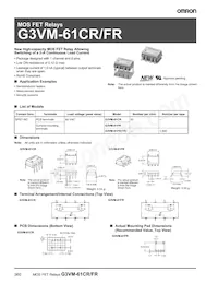 G3VM-61FR Datasheet Copertura