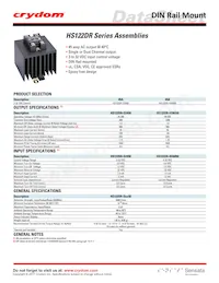 HS122DR-CC2450W3U Datasheet Copertura