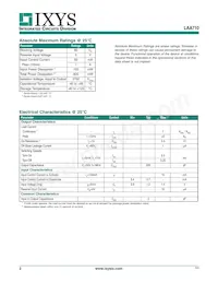 LAA710STR Datasheet Pagina 2