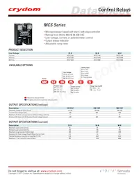 MCST2425AM數據表 封面