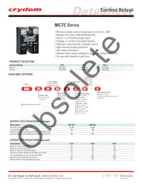 MCTC2450KHD數據表 封面