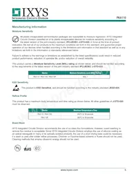 PAA110L Datasheet Pagina 5