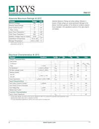 PAA127S數據表 頁面 2