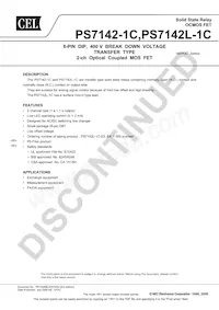 PS7142L-1C-E3-A Datasheet Cover