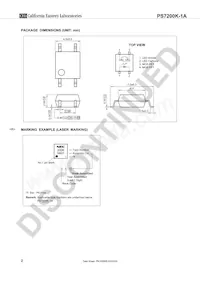 PS7200K-1A-E3-A Datasheet Pagina 2