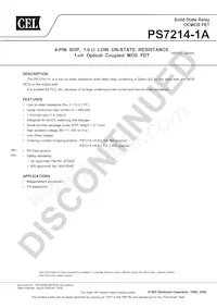 PS7214-1A-E3-A Datasheet Copertura