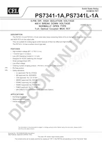 PS7341L-1A-E3-A Datasheet Copertura