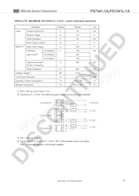 PS7341L-1A-E3-A Datasheet Page 5