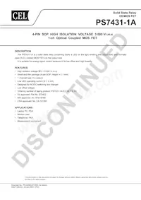 PS7431-1A-E3-A Datasheet Cover