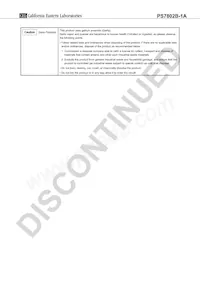 PS7802B-1A-A Datasheet Pagina 10