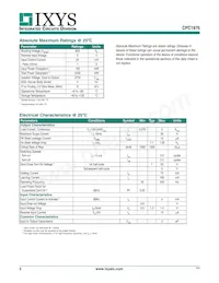 CPC1976Y Datasheet Pagina 2