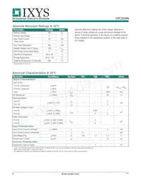 CPC2330N Datasheet Pagina 2