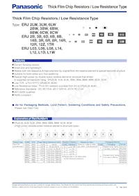 ERJ-L1DUF99MU Datasheet Cover