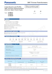 EVM-2WSX80BY2 Datasheet Cover
