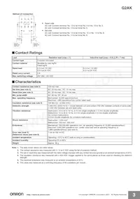 G2AK-232A DC24 Datasheet Page 3