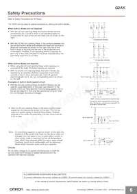 G2AK-232A DC24 Datasheet Page 6