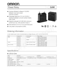 G4W-2214P-US-HP-DC18 Datasheet Cover