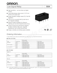 G6A-234P-ST40A-US DC48 Datasheet Cover