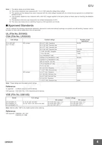 G7J-4A-P-CB-IN DC24V Datasheet Page 4