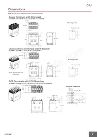 G7J-4A-P-CB-IN DC24V Datasheet Pagina 7