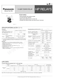 HP4-DC24V-F Datasheet Cover