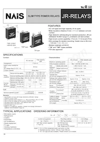 JR1AF-TMP-DC6V Datasheet Cover