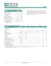 LAA120S Datasheet Pagina 2