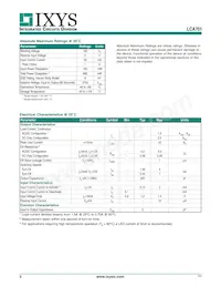 LCA701STR Datasheet Pagina 2