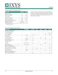 LCA710S Datasheet Page 2