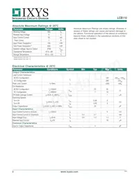 LCB110S Datasheet Pagina 2