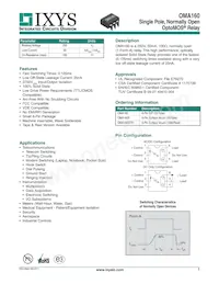 OMA160S Datasheet Cover