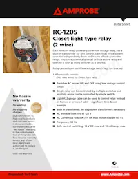 RC-120S Datasheet Copertura