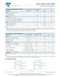 VOR1142B6 Datasheet Pagina 2