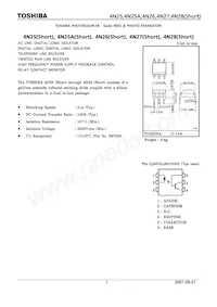 4N26(SHORT數據表 封面