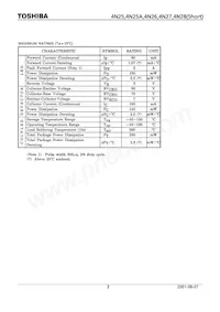 4N26(SHORT Datasheet Pagina 2