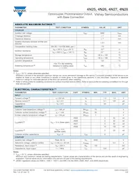 4N28 Datasheet Pagina 2