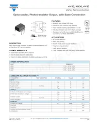 4N36 Datasheet Copertura