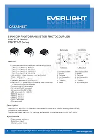 CNY17-1-V Datasheet Cover