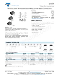 CNY17-4X017T Datasheet Copertura
