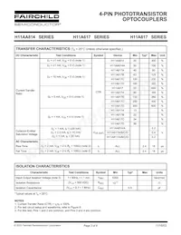 H11A617B300 Datasheet Page 3