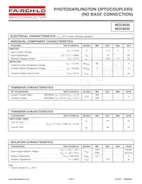 MOC8050W Datasheet Page 2