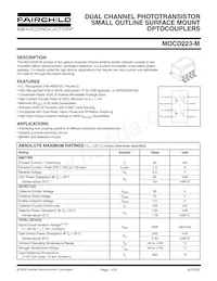 MOCD223R1VM Datenblatt Cover