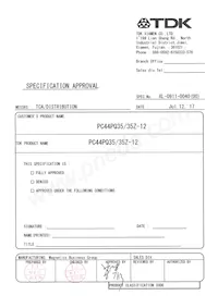 PC44PQ35/35Z-12 Datasheet Copertura